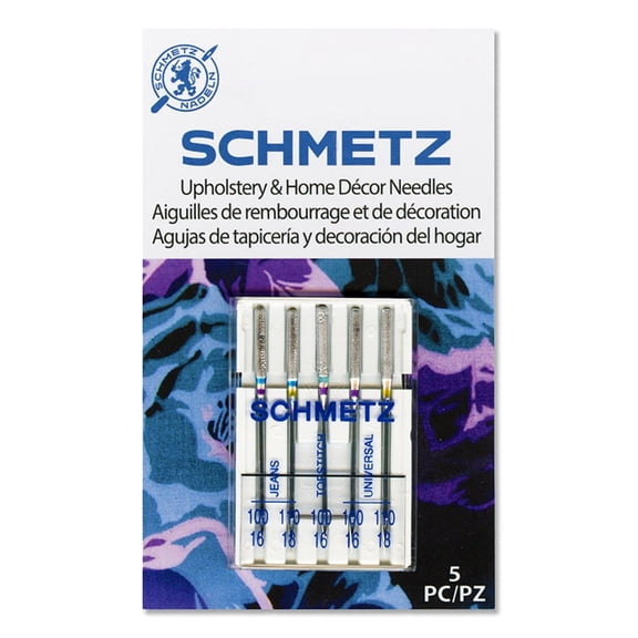 10 Packs: 5 ct. (50 total) Schmetz Upholstery & Home Decor Needles