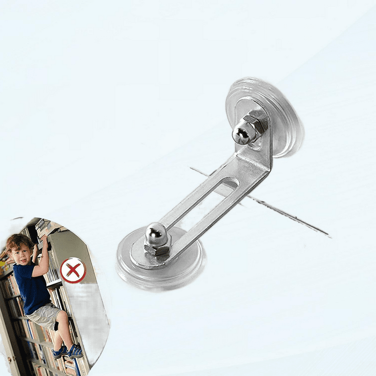 10 Packs Adhesive Furniture Anchors Wall Anchors No Drill for 