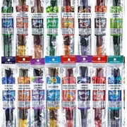 10 Packs Assorted Scents AromaBlu 11" Hand Dipped Incense Sticks