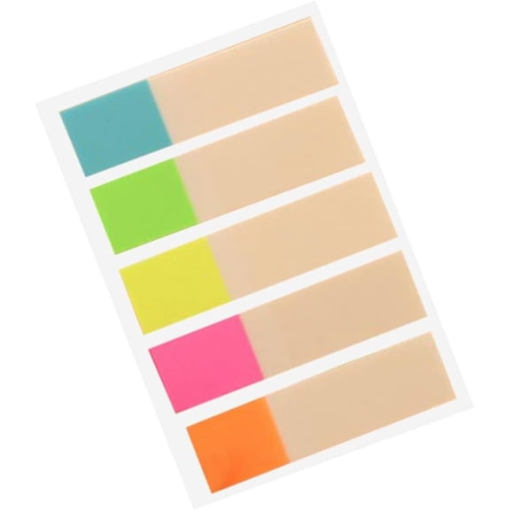 Colored Labels 10 packs Marking Sticky Page Tabs Colored Flags Neon Pads for/Markers Colored Tabs Lables