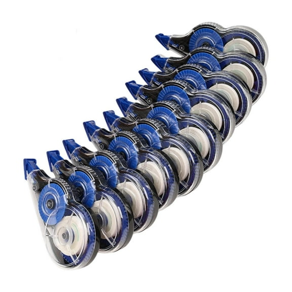 10 Packs Correction Tape Roller Eraser Large Capacity PET Material Students Colleagues Classroom