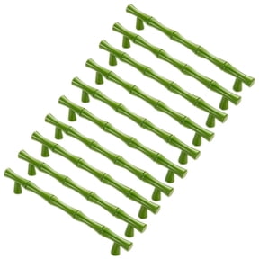 10 Packs Creative Cabinet Door Knobs Bamboo-shaped Drawer Pulls, Furniture Cupboard Handle