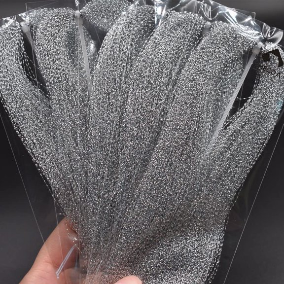 10 Packs Crystal Flash Fly Fishing Line Fly Tying Material for Fishing Lure Dry Flies