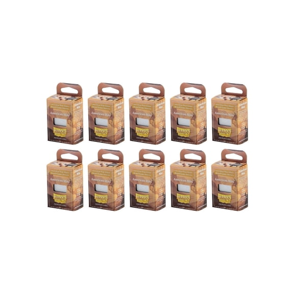 10 Packs Dragon Shield Board Game Sleeves 100 ct Mini American Size Card Sleeves Display Case