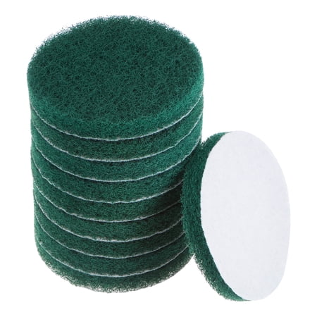 10 Packs Drill Power Brush 5 inch Tile Scrubber Scouring Pads 150-240 Grit for Household Cleaning