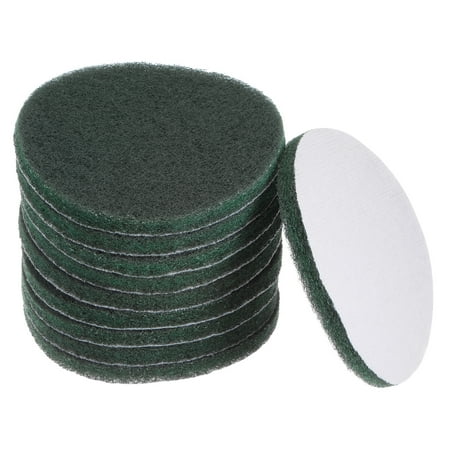 10 Packs Drill Power Brush 5 inch Tile Scrubber Scouring Pads 400-600 Grit for Household Cleaning