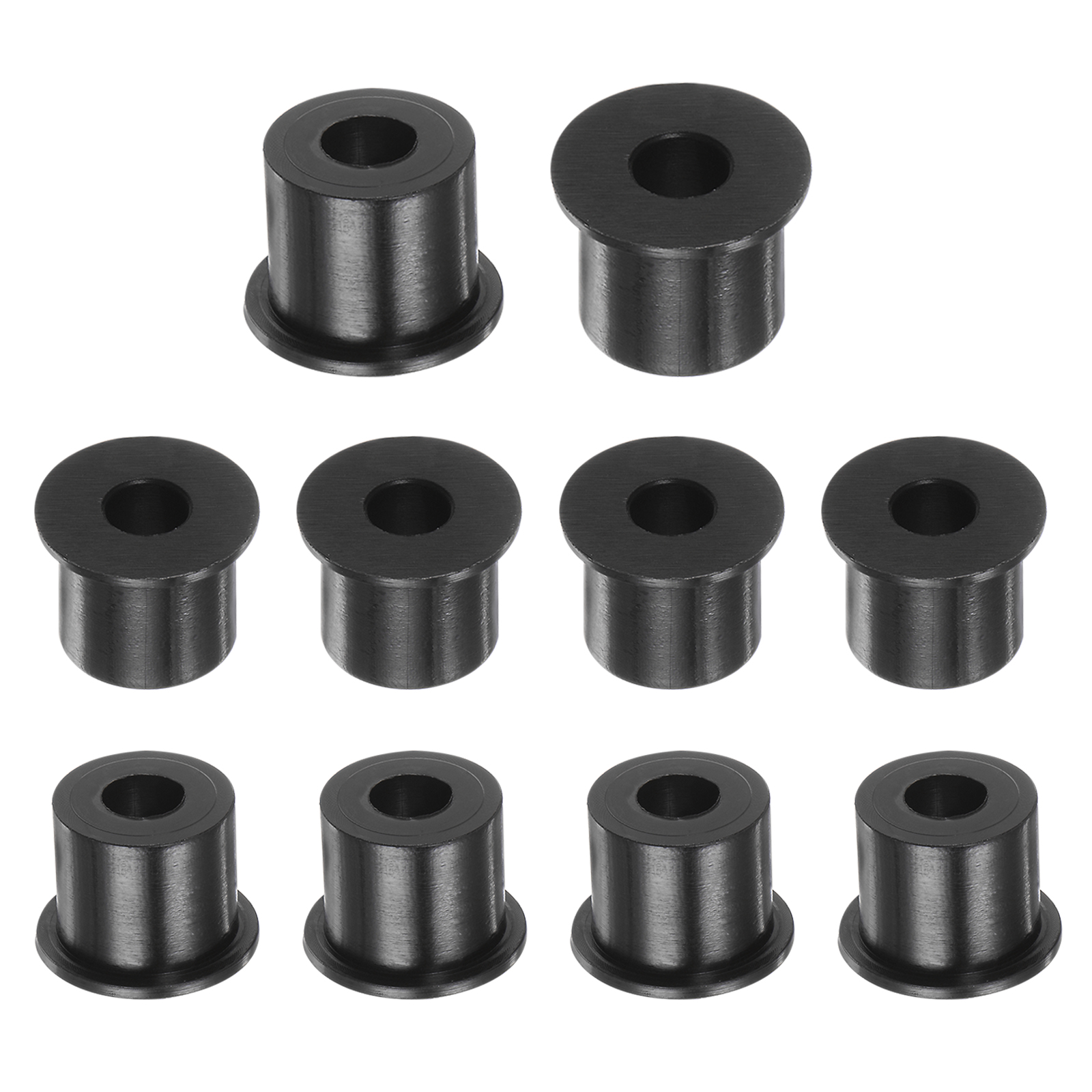 Lot De 4 Douilles à Bride POM Sans Entretien - Dimensions 10x12x12 Mm, Bride 18 Mm, Pour Guidage Linéaire Machines