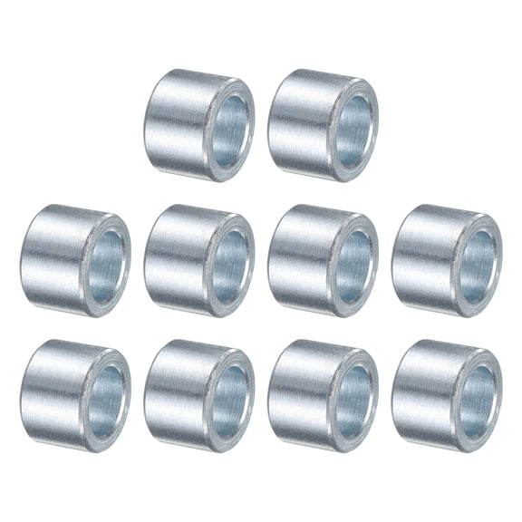 10 Packs Galvanized Steel Spacer 1/2" Bore x 3/4" OD x 1/2" Length