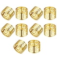 thumbnail image 1 of 10 Packs Hollow Out Napkin Rings Holders Serviette Buckle Holder for Wedding Christmas Party Dinner Table Decorationgolden, 1 of 4