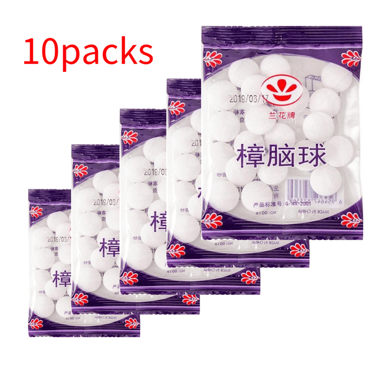 20 Packs Household Mothballs Mildew-proof Pills Insect Repellent Balls for  Drawers Storage Boxes Closets Toilet Deodorization Closet Y2D5