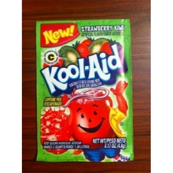10 Packs Kool Aid STRAWBERRY KIWI Flavor Drink Mix Packet Gluten Free