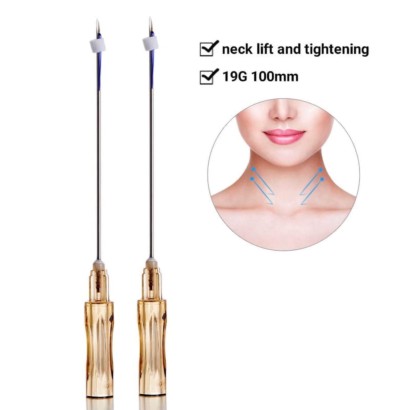 10 Packs Korea Face Lift 100mm 19G 4D Cog L Blunt Needle Pdo Thread