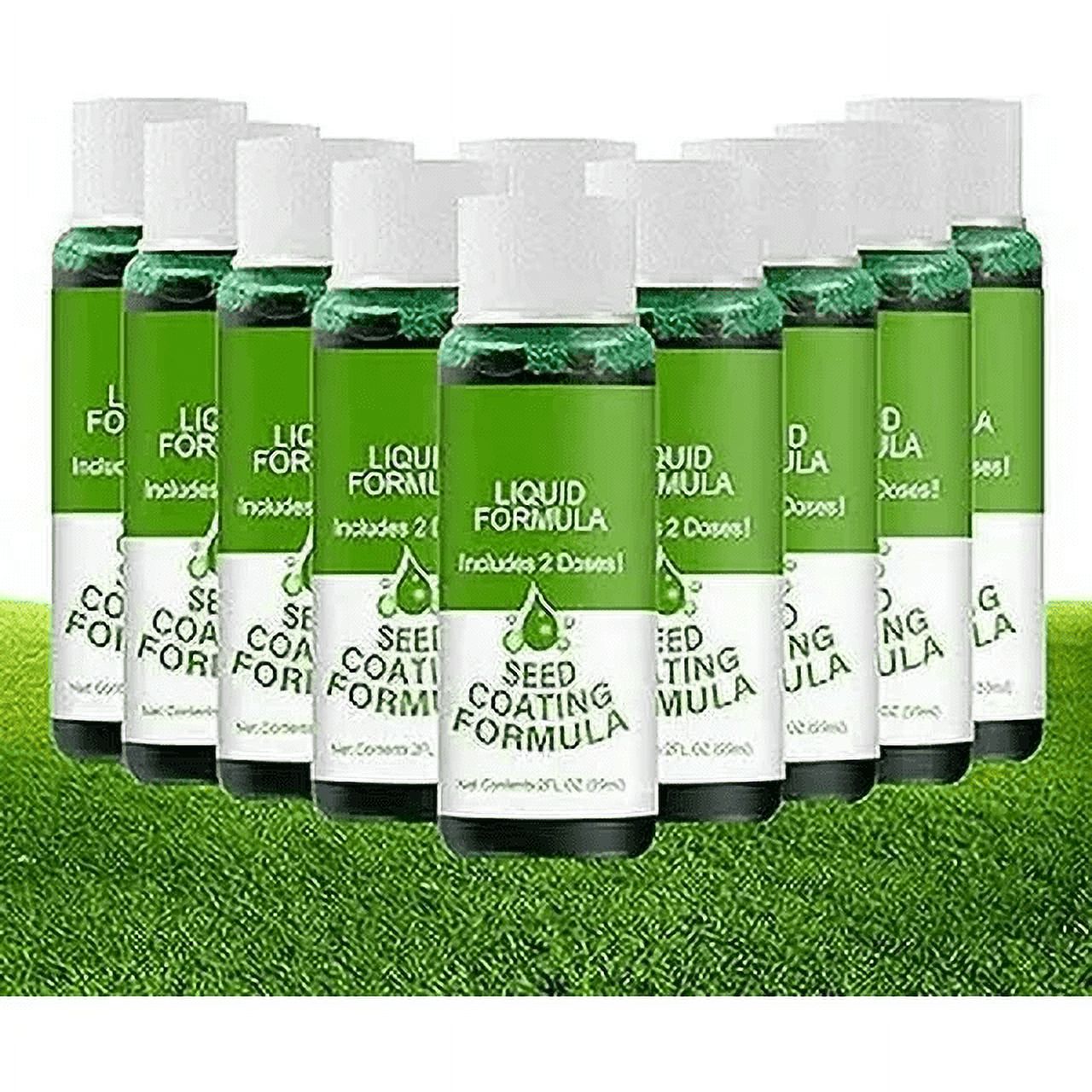 10 Packs Liquid Grass Seed Spray for Lawn, Green Grass Lawn Spray