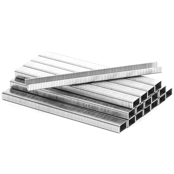 10 Packs MEITE T-50 Staples for Staple Gun, 1/4 Inch Length Heavy Duty Staples, Galvanized, 20 Gauge 3/8 Inch Crown