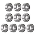 thumbnail image 1 of 10 Packs MR95ZZ Deep Groove Ball Bearings 5x9x3mm Chrome Steel Miniature Bearing Double Shielded, P6 (ABEC 3), 1 of 6