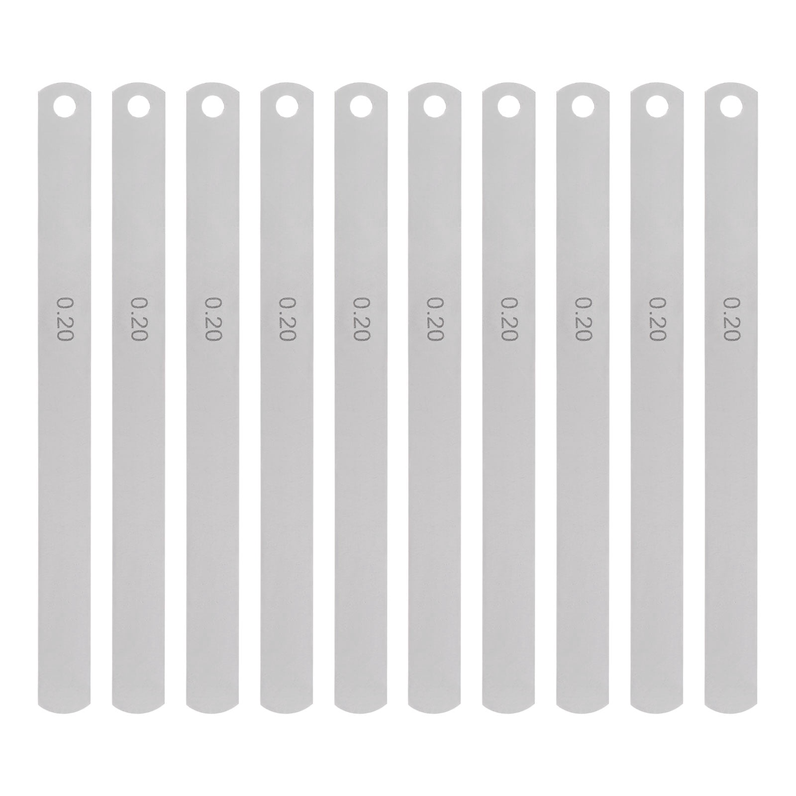 20 Blades Feeler Gauge, Metric Feeler Gauge Set For Measuring Gap Width/Thickness (0