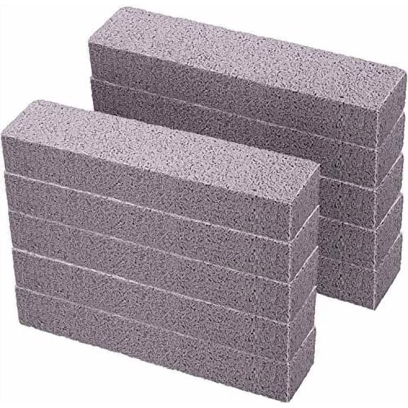 10 Packs Pumice Stick for Cheaning, Pumice Scouring Stone Pad Removing Stain Grime Without Leaving Scratches for Kitchen Oven Stove Home Bathroom Toilet Pool House Cleaning Supplies