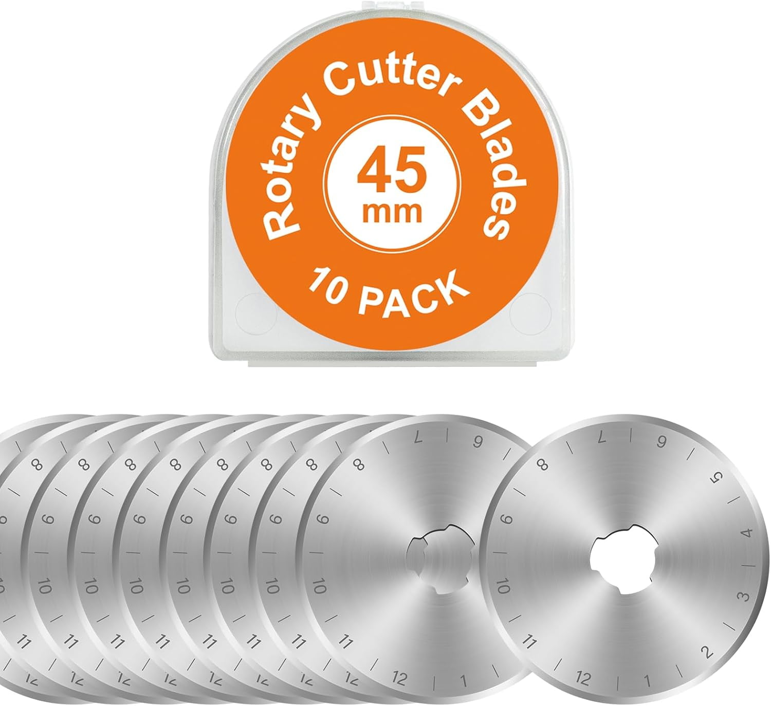 10 Packs Rotary Cutter Blades Replacement Blades Compatible for Fiskars