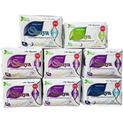 10 Packs SHUYA Anion Soft Breathable Sanitary Pads and Panty Liners Bundle Set