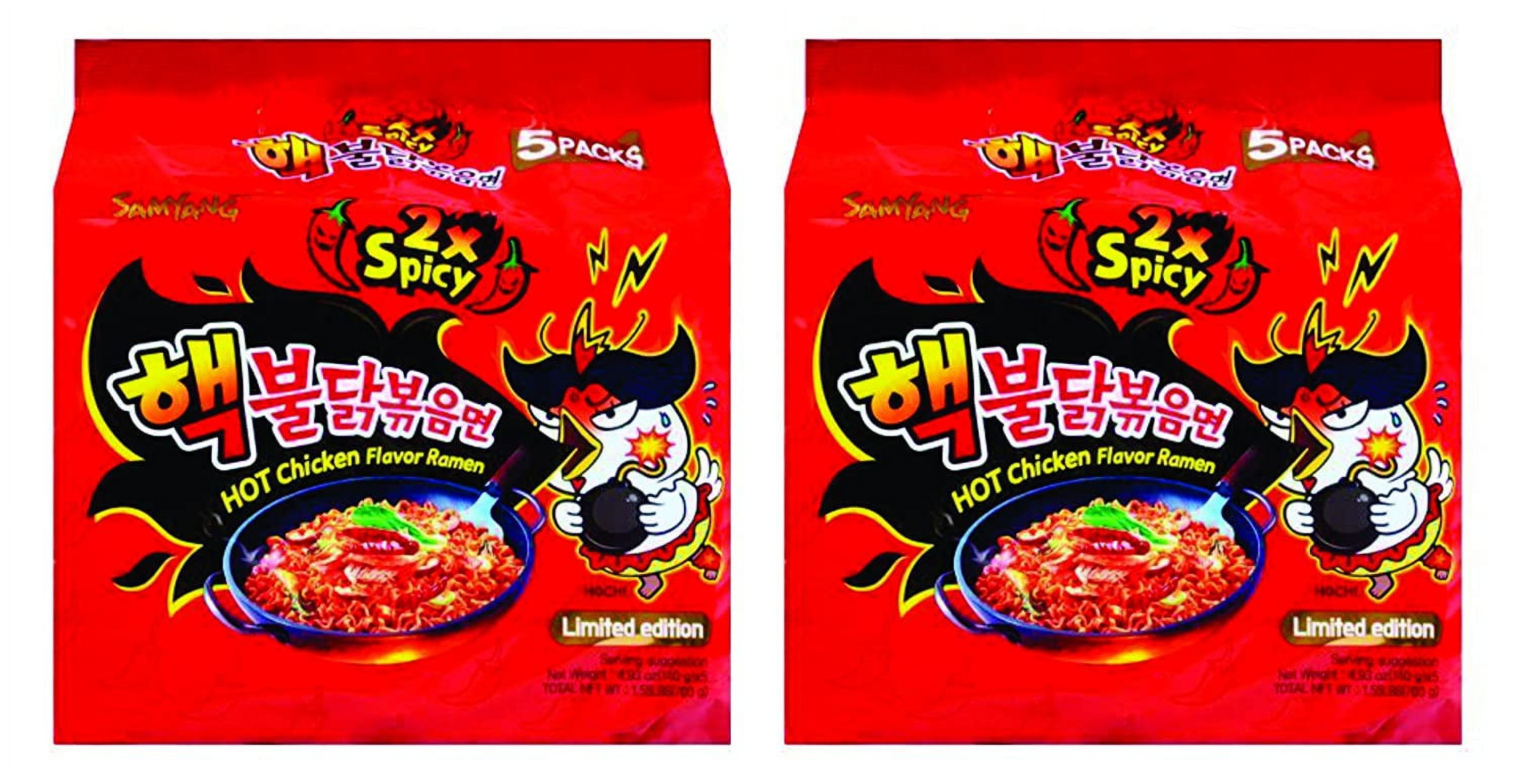 10 Packs Samyang Spicy Hot Chicken Flavor Ramen_KOREAN SPICY NOODLE (140g Each)