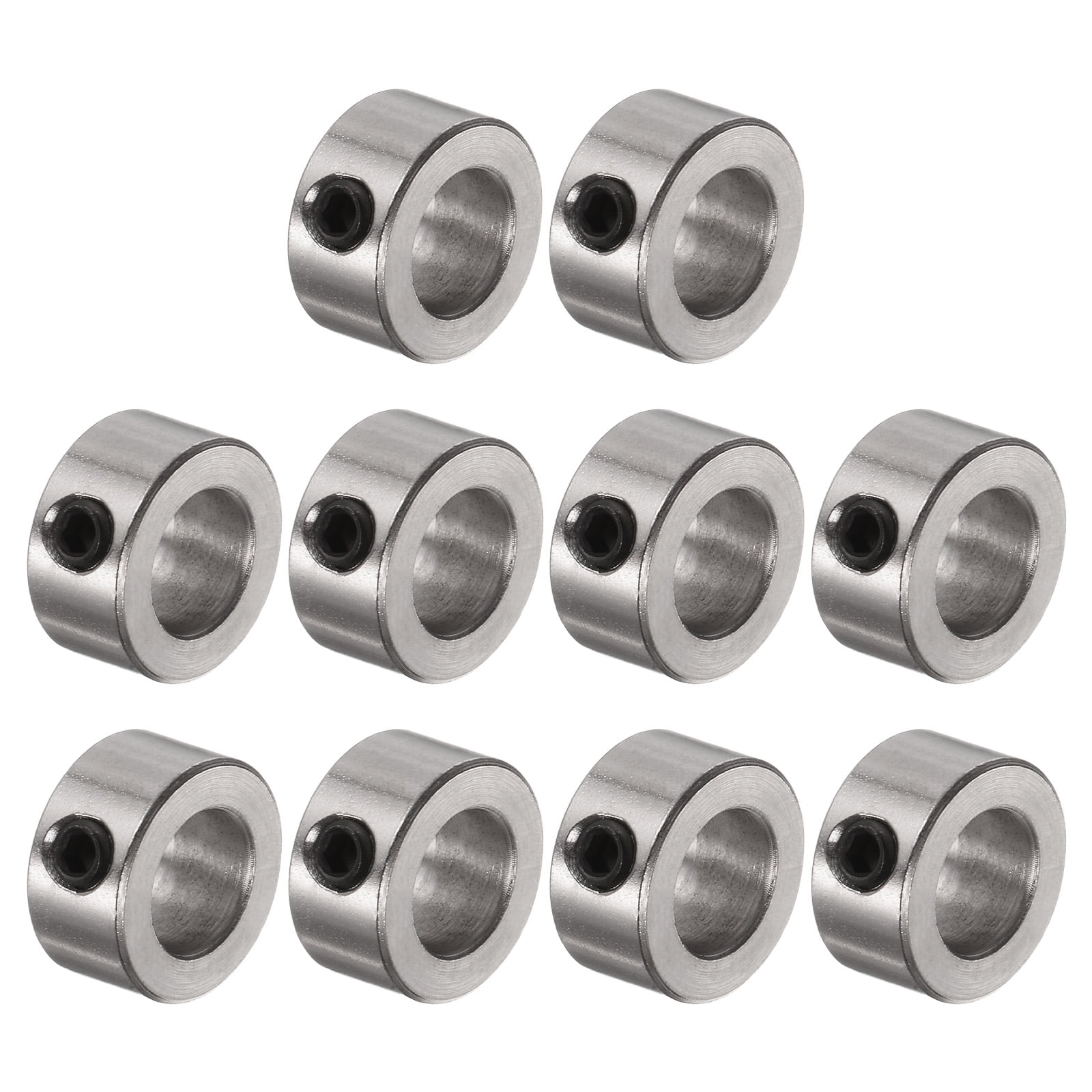 掛軸、軸先‥軸端‥10組セット 10 Packs Set Screw Collars 8mm Bore Shaft Collars, 14mm OD