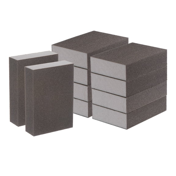 10 Packs Superfine Sanding Sponge Blocks 500-600 Grit Foam Sanding Block, 100x70x25mm