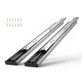 thumbnail image 1 of 10 Pair 14 Inch Heavy Duty Side Mount Drawer Slides Soft Close Silent Ball Bearing Steel Rails 100 lb Load Capacity for Kitchen Cabinets, 1 of 6