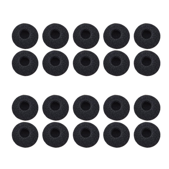10 Pair 18mm of Sleeve Cover Replacement Earbud Tips Soft Sponge Foam Cover Ear pads for MX375 MX365 Headpho