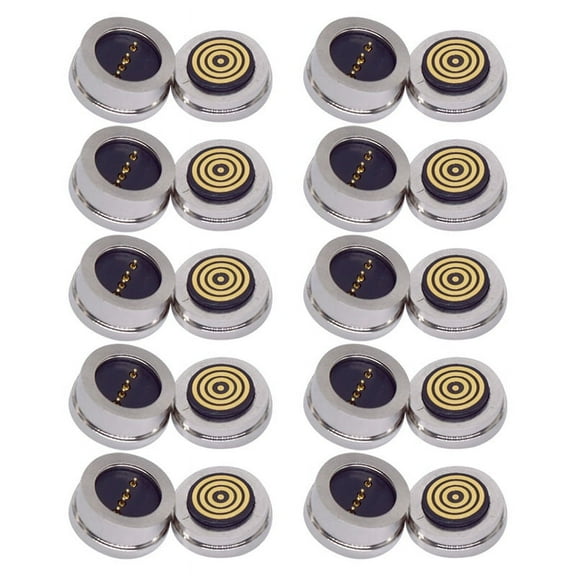 10 Pair 4PIN Round 360 Blind Suction Waterproof Magnetic Pogo Pin Connector Magnetic Charging Connector