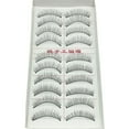thumbnail image 1 of 10 Pair Artificial Eyelashes, Hand Woven Natural Artificial Eyelashes N8B3, 1 of 9