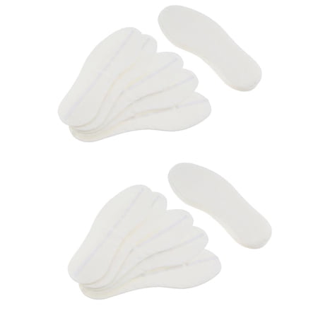 10 Pair Disposable , Natural Cotton Cloth Foot s, Women' Length Shoe-pad(35-36)