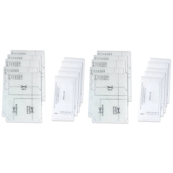 10 Pair Replaceable Vacuum Cleaner Accessory Universal Motor Filter for,10 x Motor Filter(with PE bag),White