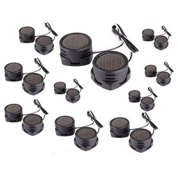 10 Pair High Frequency Car Stereo Tweeters with Built-in Crossover, XTC-5500