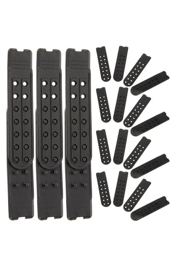 Plastic Hat Bands Adjustable Black for Better Hat Fit 10Pairs