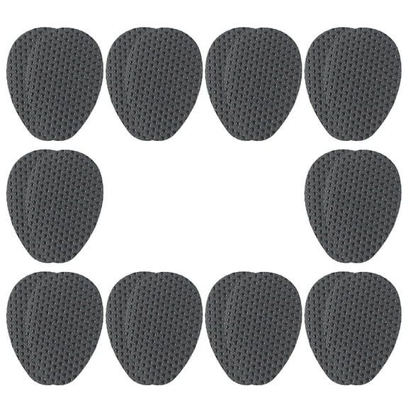 OFFIGAM 10 Pairs of Non-slip Shoe Sole Cushion Black Vinyl for Women Indoor Walking