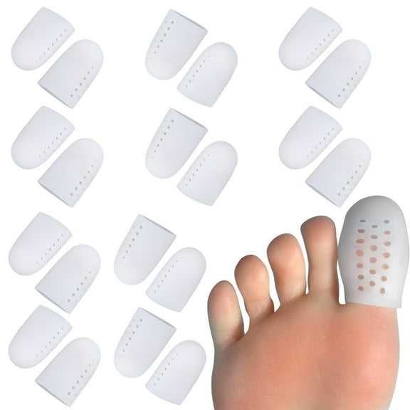 10 Pairs Big Toe Cap, Breathable Toe Protector Toe Cover Sleeves With Holes, Provides Relief From Ingrown Toenails