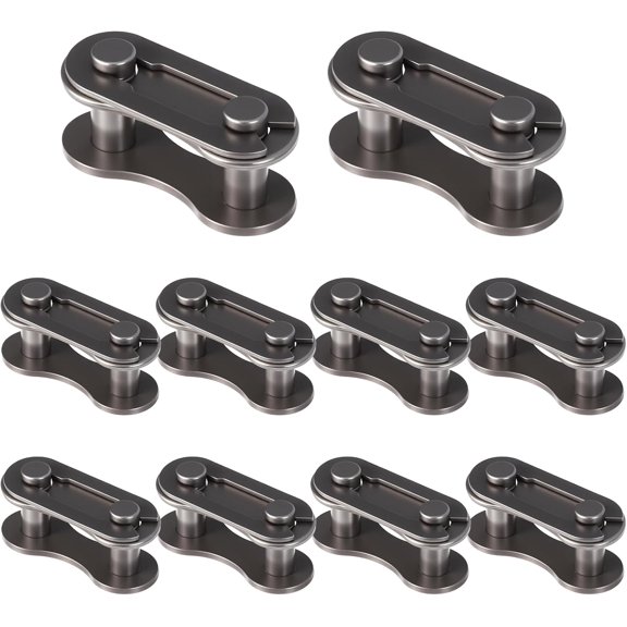 10 Pairs Bike Chain Master Link for Bicycle Missing Link, Single Speed Chain Connecting Links Master Links Connector Bike Chains Repair Accessories for Various Models Dark