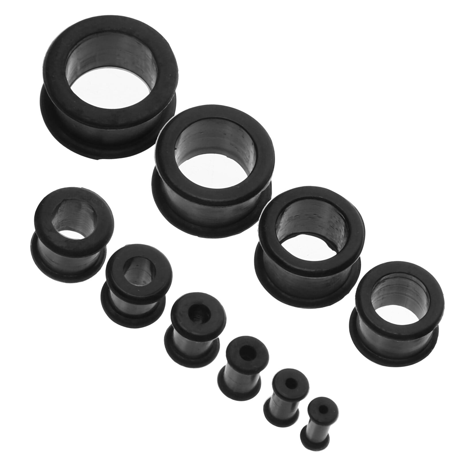 10 Pairs Ear Gauge Plugs Ear Stretcher Expander Silicone Septum Ring for Ears Piercing Walmart Business Supplies