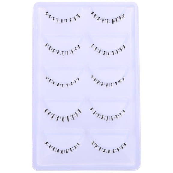 10 Pairs Fake Bottom Lashes Bottom Lashes Strip Artificial Eyelashes for Women