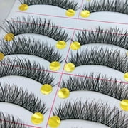 10 Pairs Fake Eyelashes Are Naturally Thick, Criss Crossing And Messy Eyela A7W6