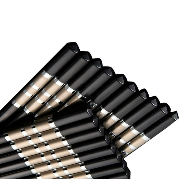 10 Pairs Fiberglass Chopsticks, Reusable Chopsticks and Dishwasher Safe,24CM