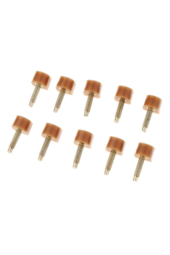10 Pairs High Heel Tips Taps Shoe Repair Replacement Dowels Stiletto Caps - as described, 10mm Thick Pin