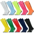 thumbnail image 1 of 10 Pairs Kids Soccer Socks Stretchy Knee High Tube Socks Colorful Football Athletic Team Socks for Boys Girls (7-12 Years Old), 1 of 6