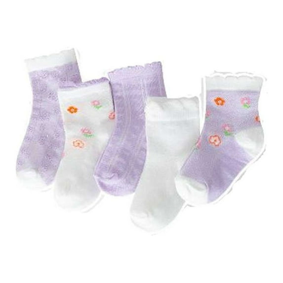 10 Pairs Kids Socks Girls Children Thin Ankles Hosiery Leisure Breathable Comfortable Mesh Accessory Summer Spring Autumn Type 4 9-12 Years