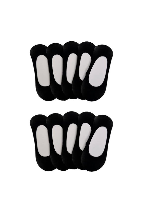 10 Pairs Low Cut Ladies Stretchy Heels Loafer Boat Socks