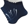 thumbnail image 1 of 10 Pairs Men's Extended Size Low Cut Socks Breathable Moisture Wicking Cushioned Athletic Running Socks, 1 of 6