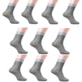 thumbnail image 1 of 10 Pairs Mens Spring Breathable Dress Crew Socks Fashion Middle Calf Silk Socks, 1 of 21