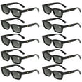 thumbnail image 1 of 10 Pairs Mens Womens Reading Sunglasses Square Full Tinted Sun Readers +1.00, 1 of 6