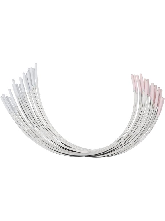 10 Pairs Metal Bra Under Wires Bra Wire Replacement Bra Supporters Under Wire Repair Kit for Bra Support Bra Shaping Women Corset Clothing DIY Making Sewing, Silver (42)