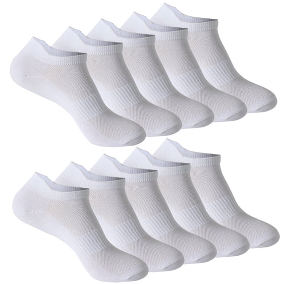 10 Pairs Of Compression Socks Men Thin Solid Color Sweat Wicking Ankle Socks for Men